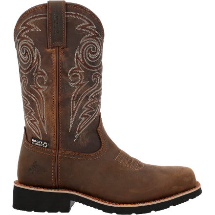 Rocky Women’s MonoCrepe 11” Steel Toe Western Boot