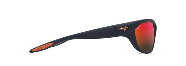 Haulani Matte Solid Dark Blue with Orange w/ Hawaii Lava Lenses™