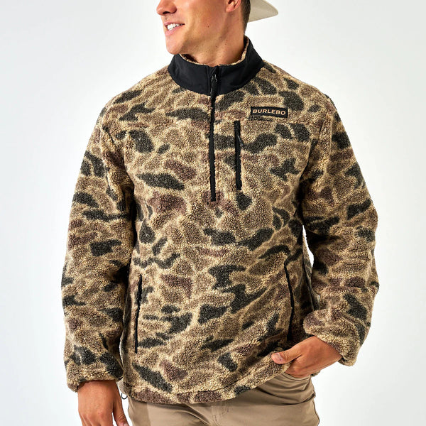 Sherpa Quarter Zip - Rocky Mountain Camo