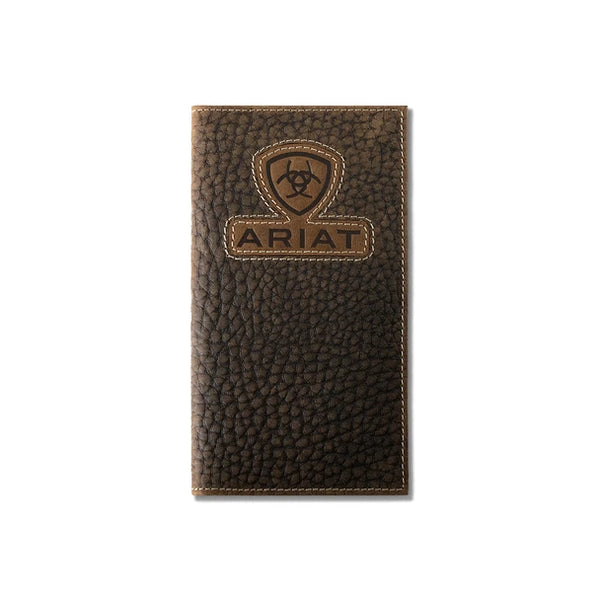 Ariat Rodeo Inlay Patch Rodeo Wallet - Brown