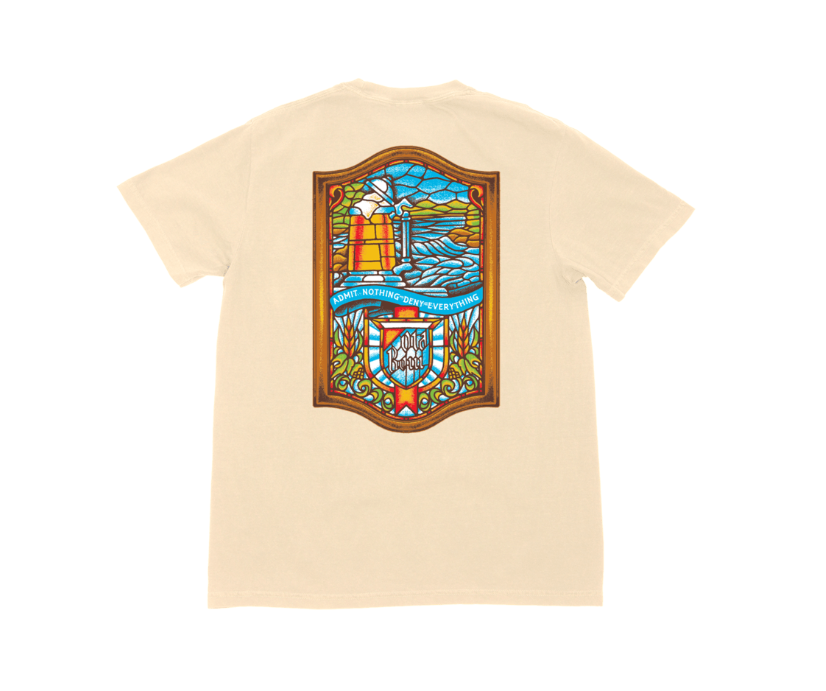 Brews and Views Pocket Tee - Ivory