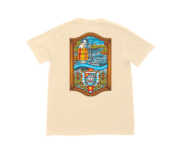 Brews and Views Pocket Tee - Ivory