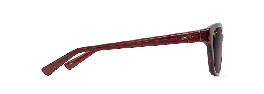Punono Shiny Transparent Burgundy w/ Maui Rose® Lenses