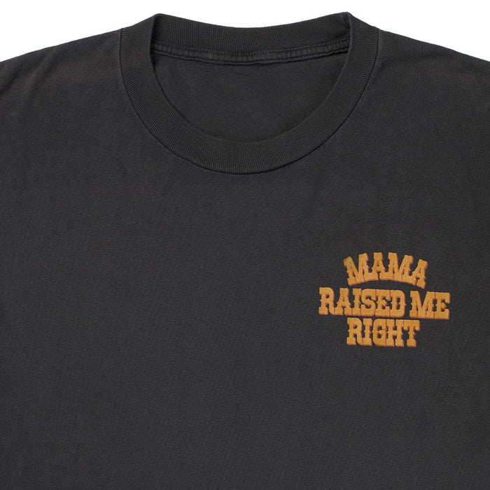 Raised Right Tee- Vintage Black