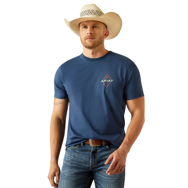 Diamond Valley Tee - Space Blue