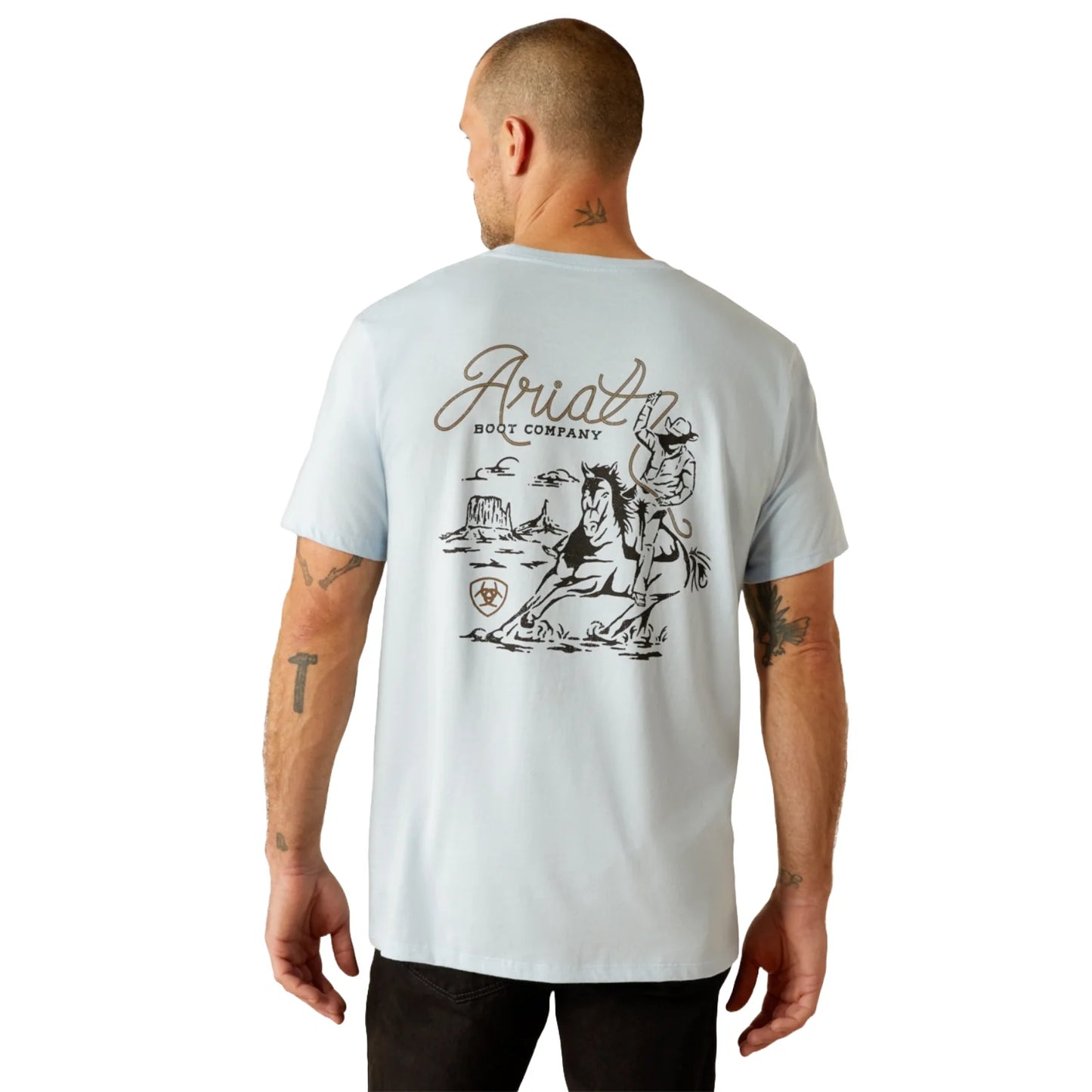 Cactus Roper Tee - Sky Blue