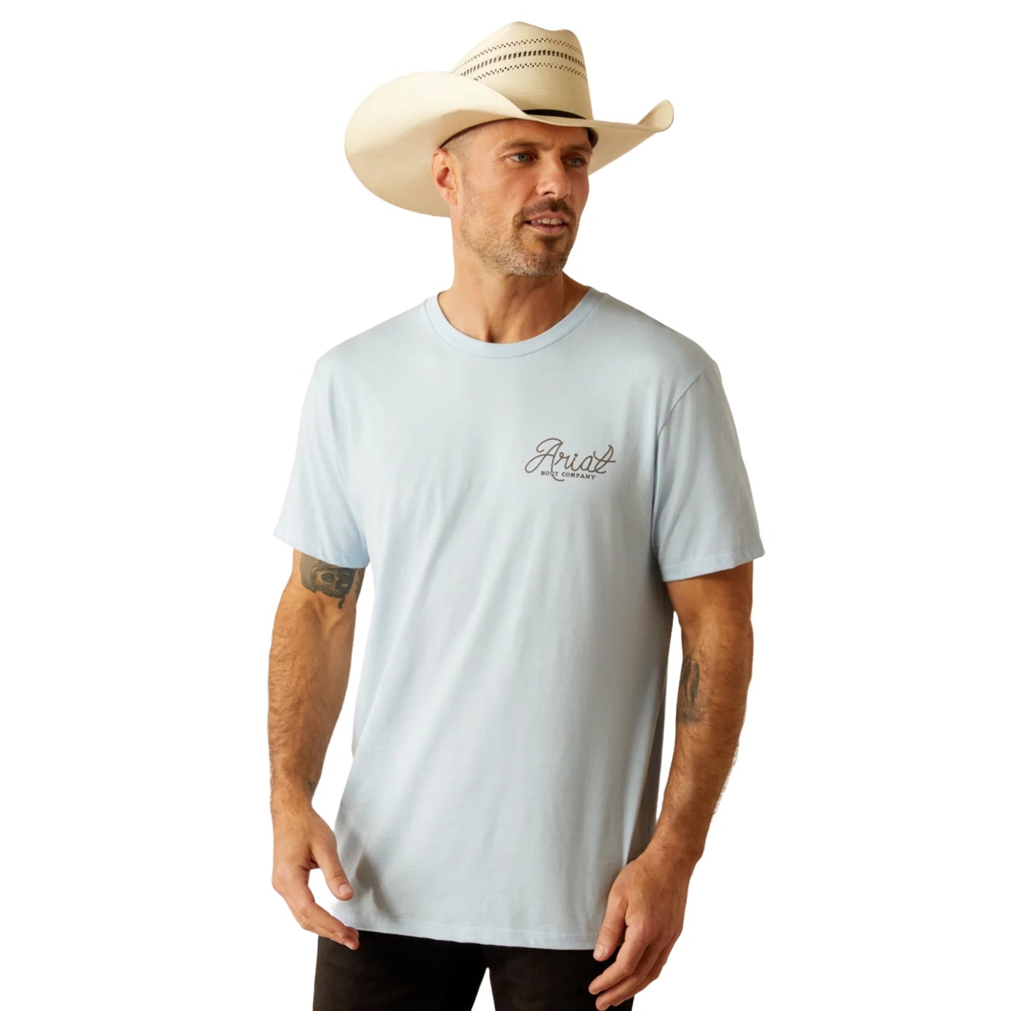 Cactus Roper Tee - Sky Blue