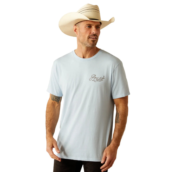 Cactus Roper Tee - Sky Blue