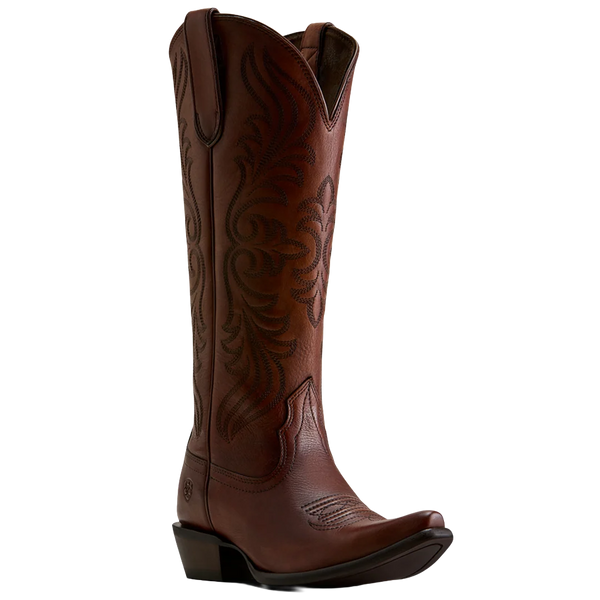 Ariat Ladies Calera Leather X Toe Western Boot - Whiskey