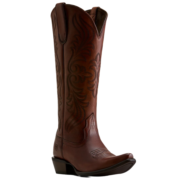Ariat Ladies Calera Leather X Toe Western Boot - Whiskey