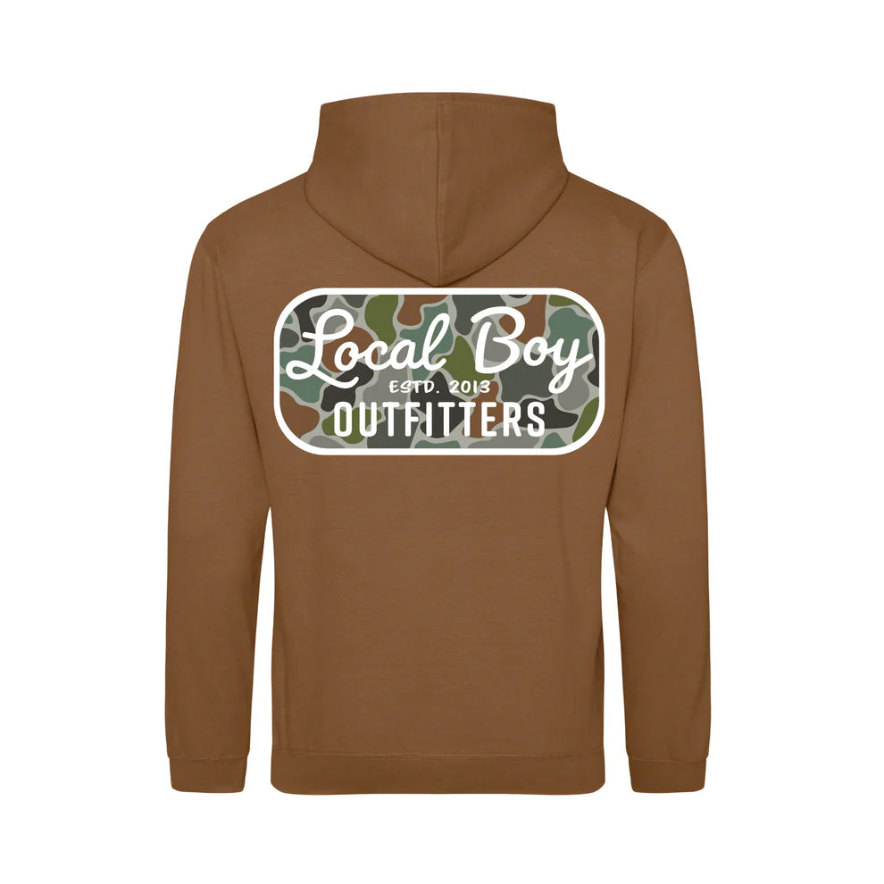 Brushwood Hoodie Retro Patch FC - Caramel Toffee