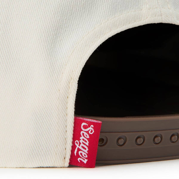 Rodeo Snapback Cream & Brown