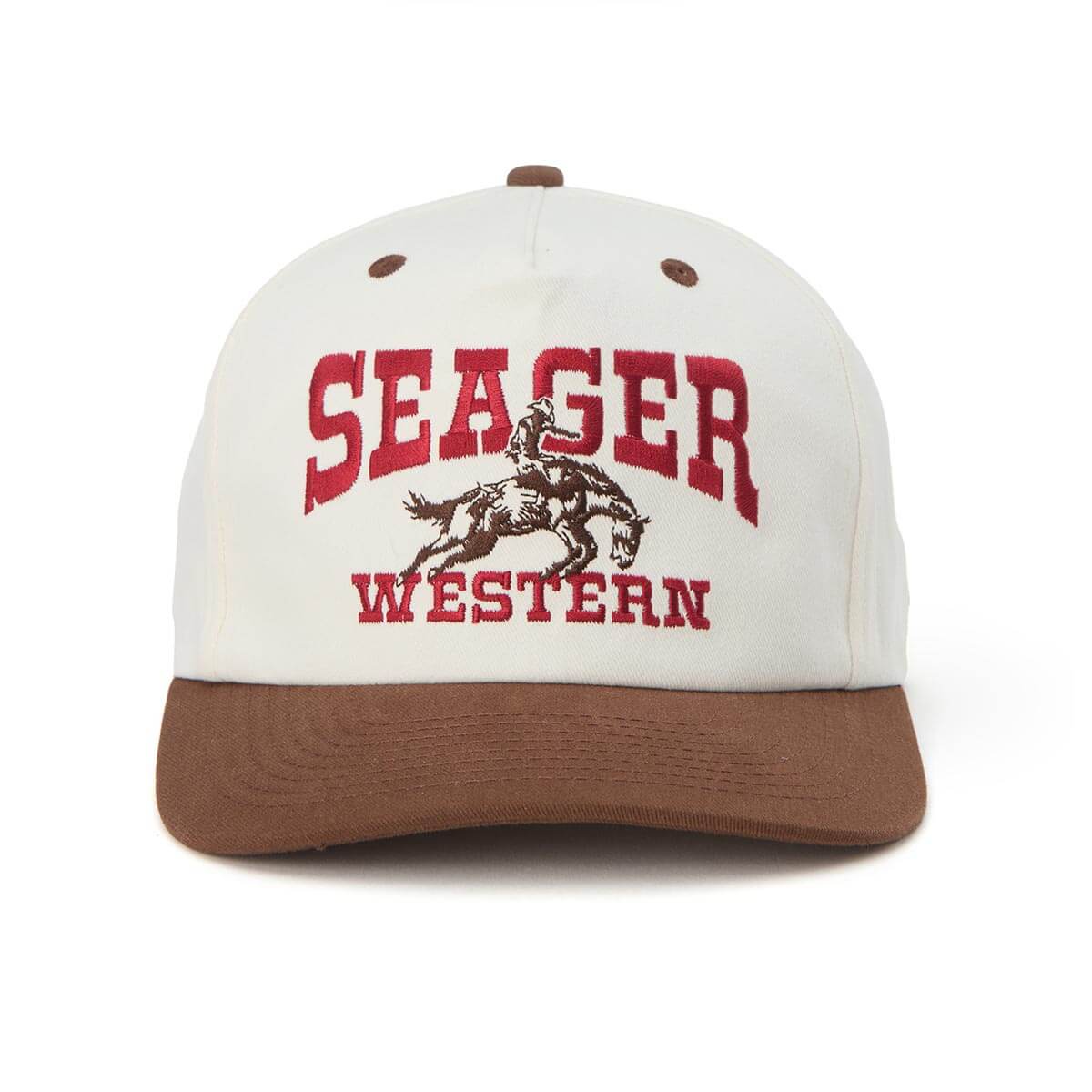 Rodeo Snapback Cream & Brown