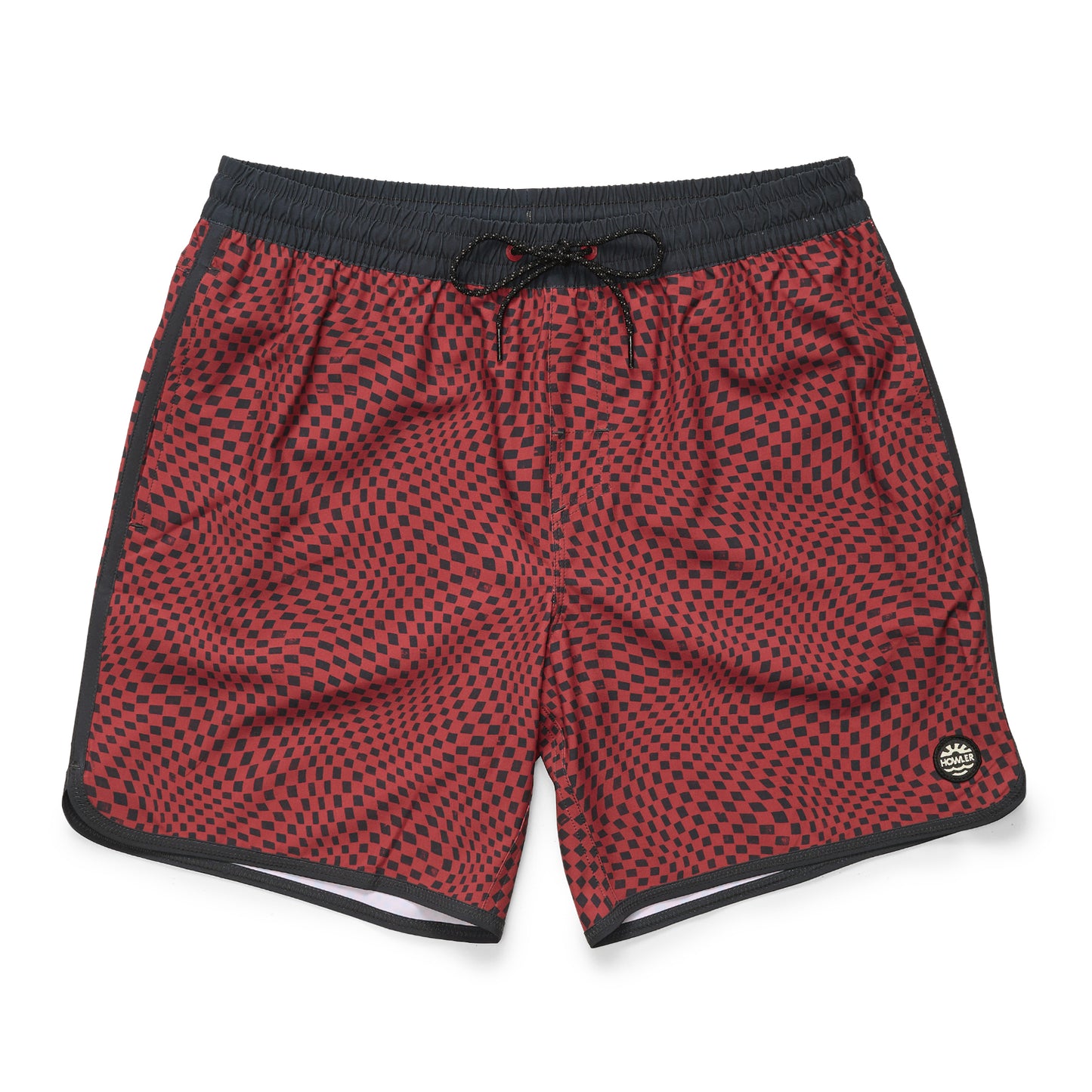 Warlock Tech Boardshorts - Warped Checkers - Red River