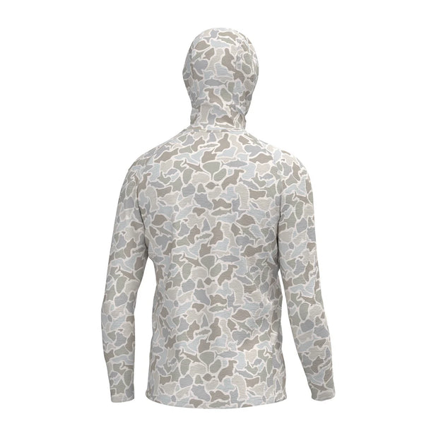Heather Blend Hoodie - Saltwater Camo