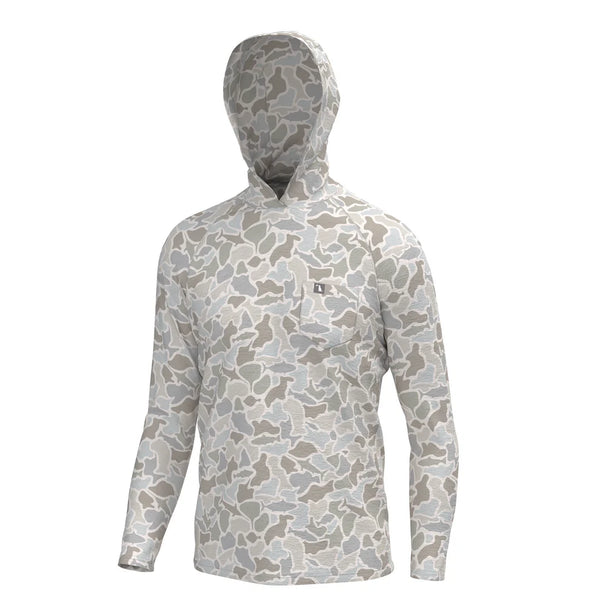 Heather Blend Hoodie - Saltwater Camo