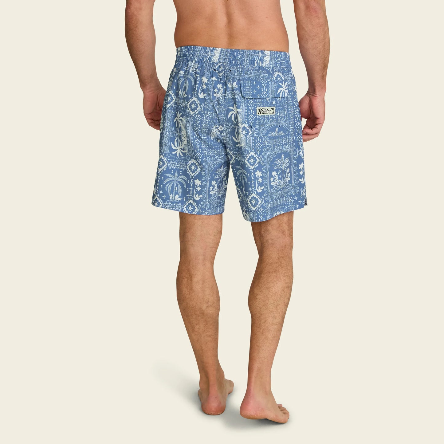 Deep Set BoardShorts - Palmetto Phrophecy - Storm Blue