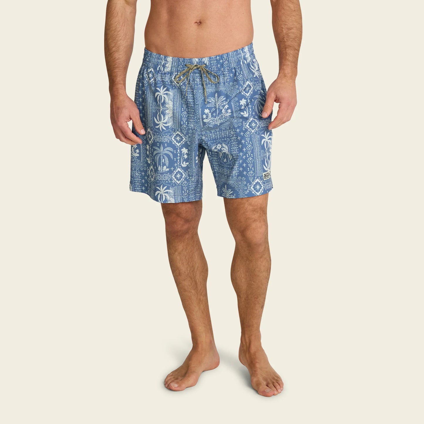 Deep Set BoardShorts - Palmetto Phrophecy - Storm Blue