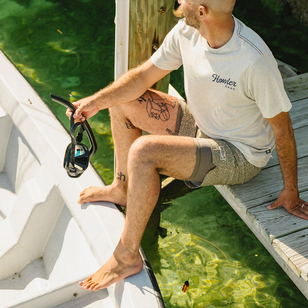 Deep Set BoardShorts - Pond Patterns - Mermaid