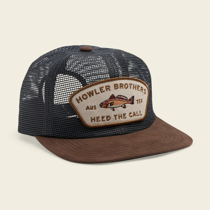Redfish Feedstore Snapback - Brown & Grey