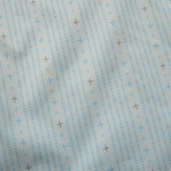 H Bar B Tech Longsleeve - Supernova Stripe - Ash Blue