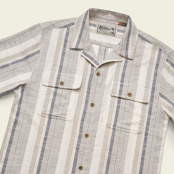 Shores Club Shirt - Old Bill Stripe - Limestone