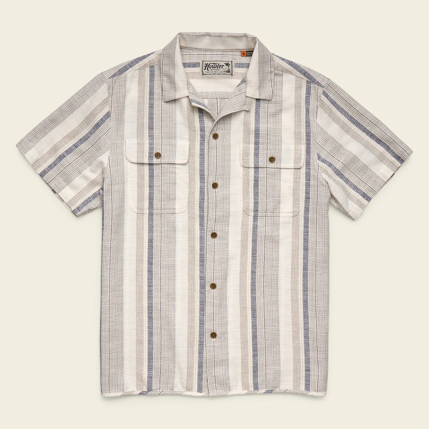 Shores Club Shirt - Old Bill Stripe - Limestone