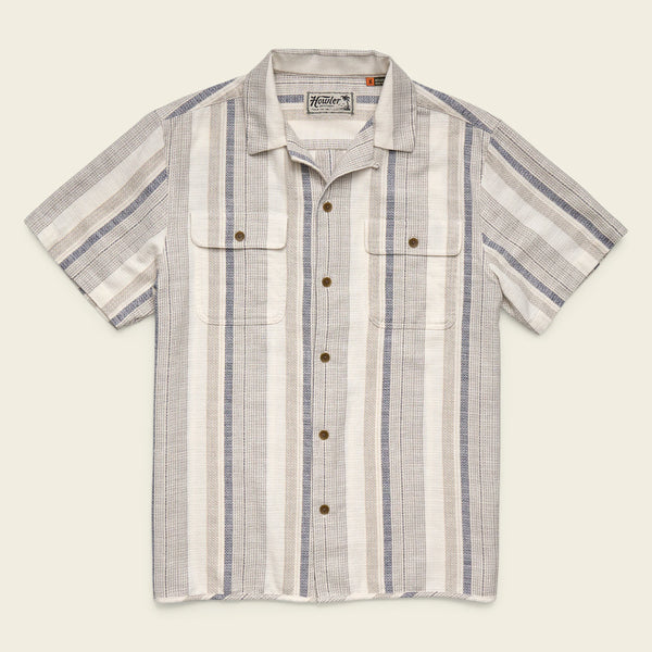 Shores Club Shirt - Old Bill Stripe - Limestone