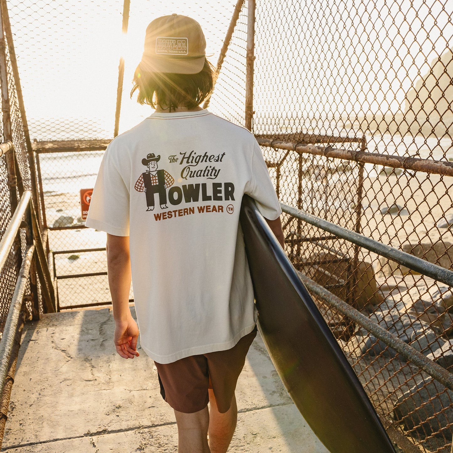 Howler Western Wear T-Shirt - Natural