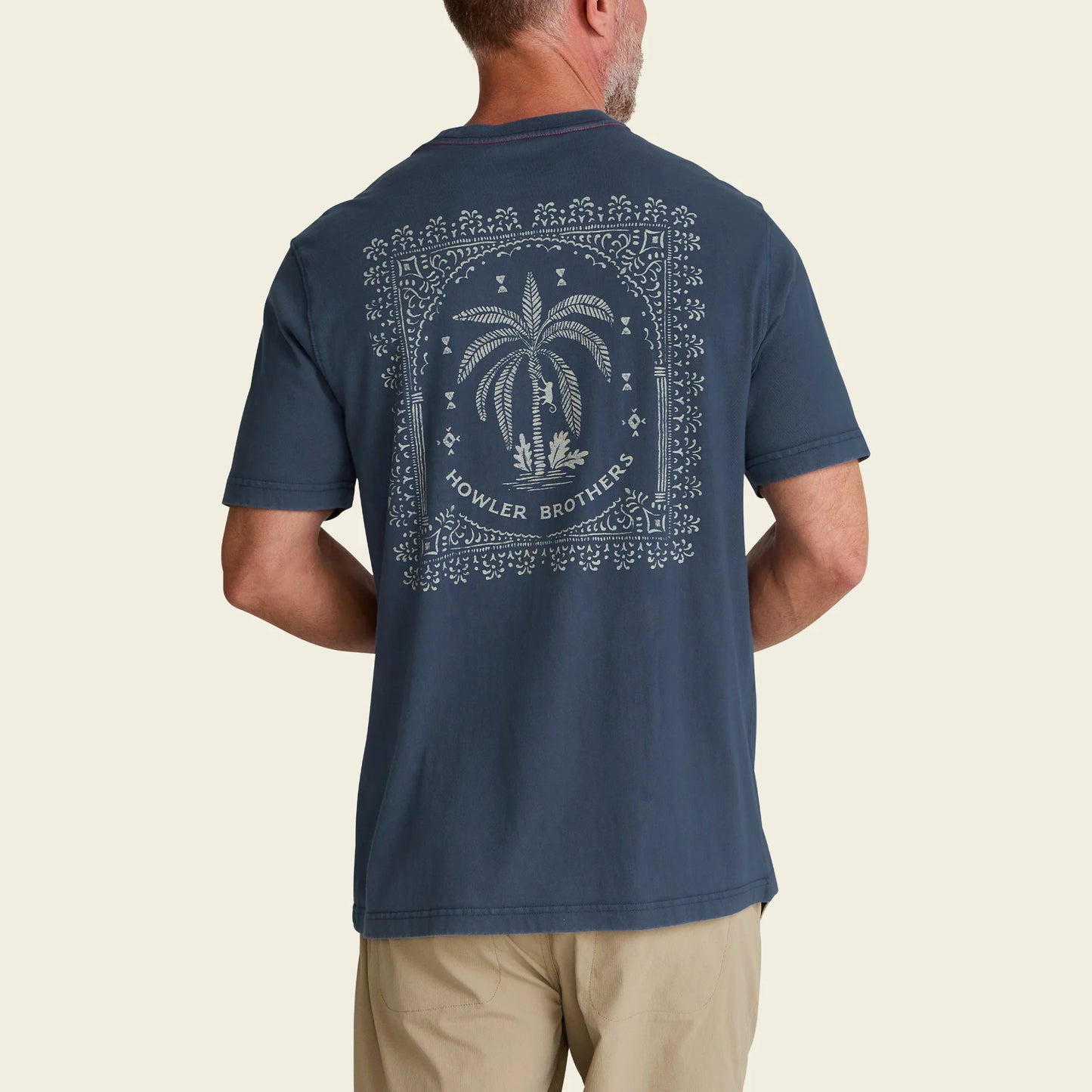 Palmetto Print T-Shirt - Key Largo