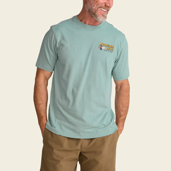 El Monito Surfs T-Shirt - Riviera Blue