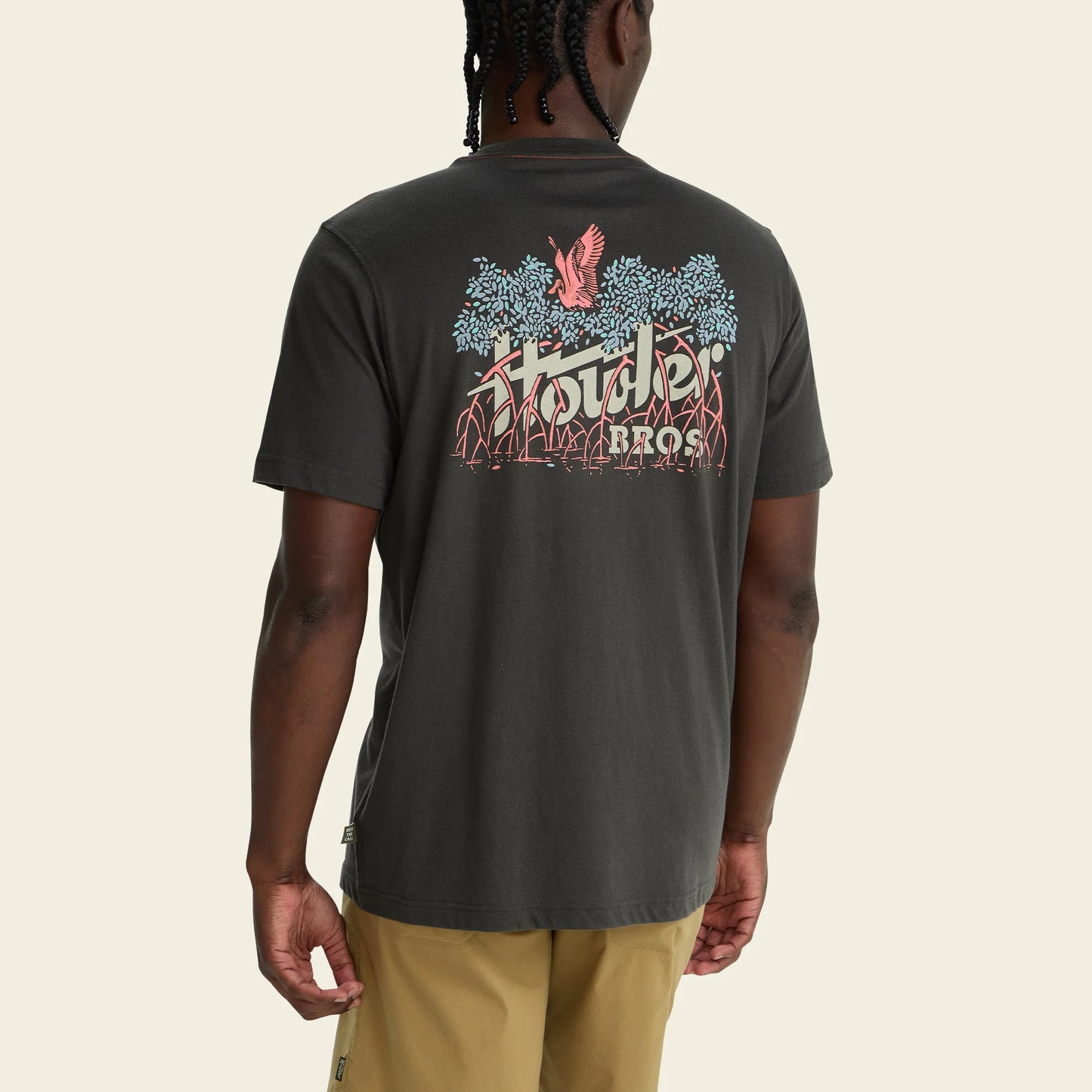 Electric Mangroves T-Shirt - Antique Black