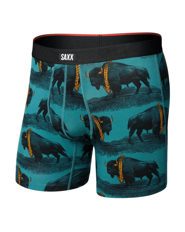 Vibe Xtra Soft Comfort Everyday Boxer Brief 6" - Bison Bling