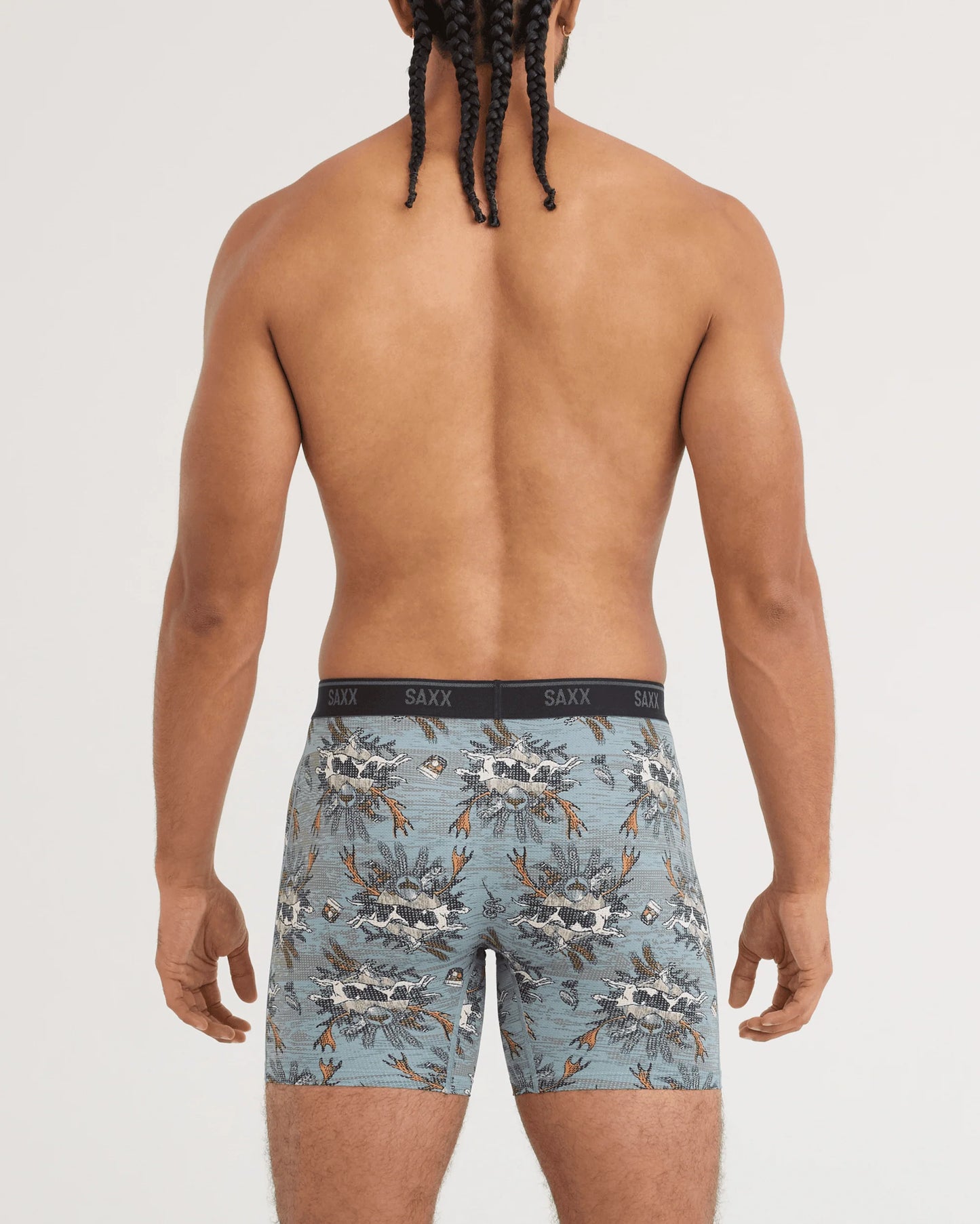 Quest Quick-Dry Mesh Performance Boxer Brief 6" - Hunting Pine
