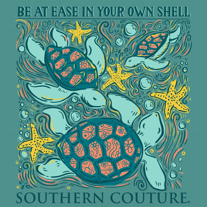 Be At Ease In Your Own Shell- Seafoam