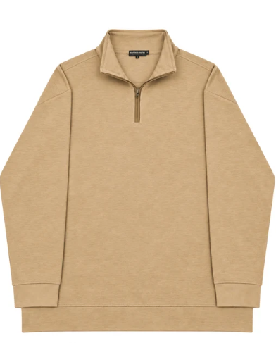 MarshLUX Augusta Quarterzip - Burnt Taupe