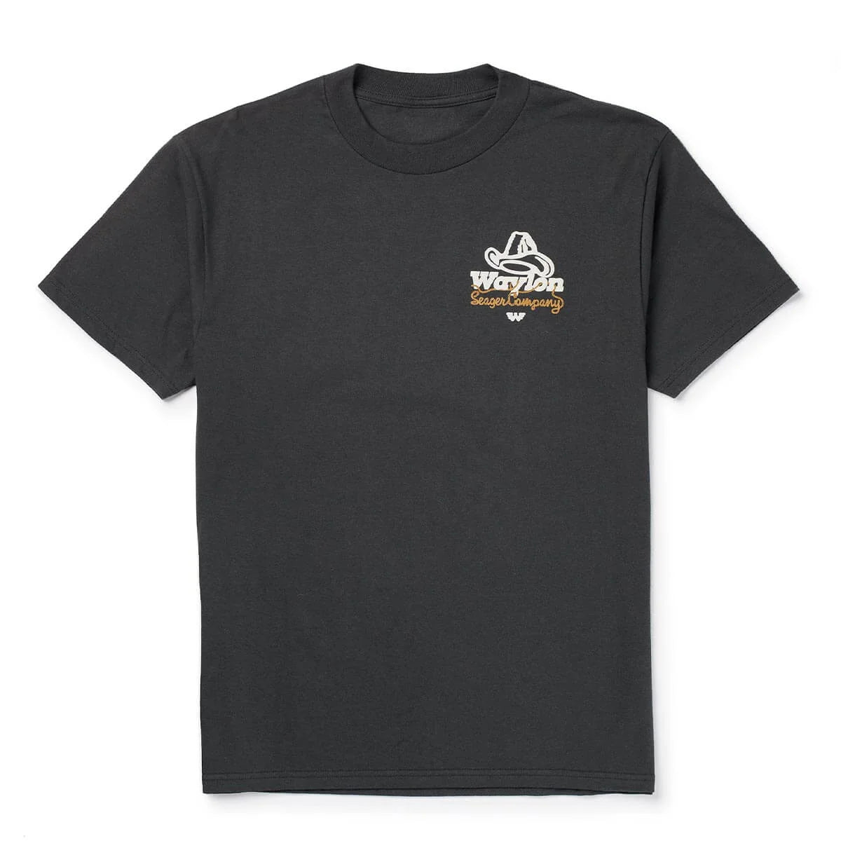 Seager x Waylon Jennings Lasso Lash Premium Tee - Pigment Black