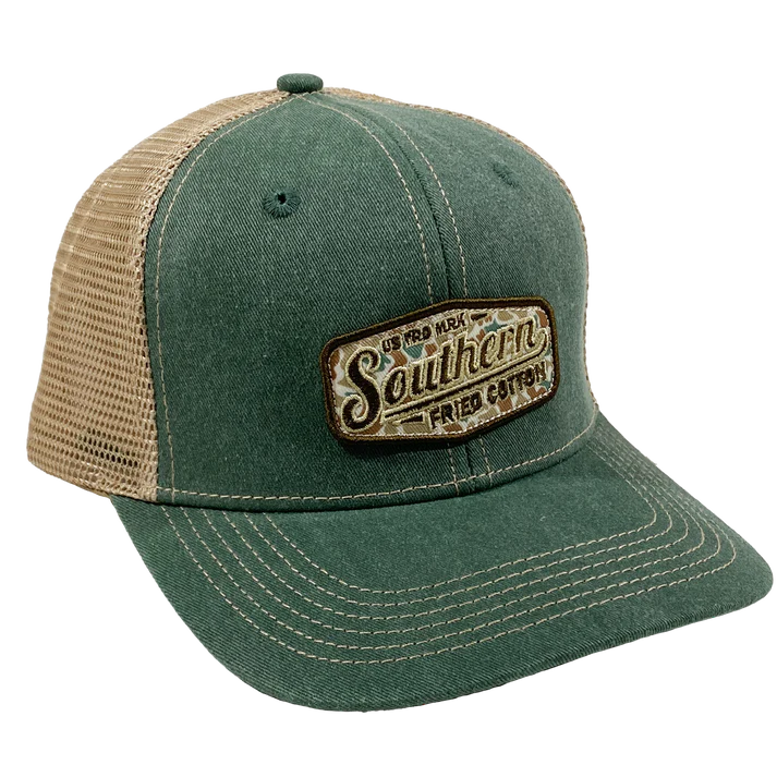 Camo Patch Hat - Green