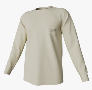 Youth Greyton Detail Long Sleeve Pocket Tee