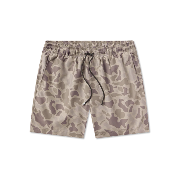 La Costa Lined Swim Trunk - Dark Brown Camo