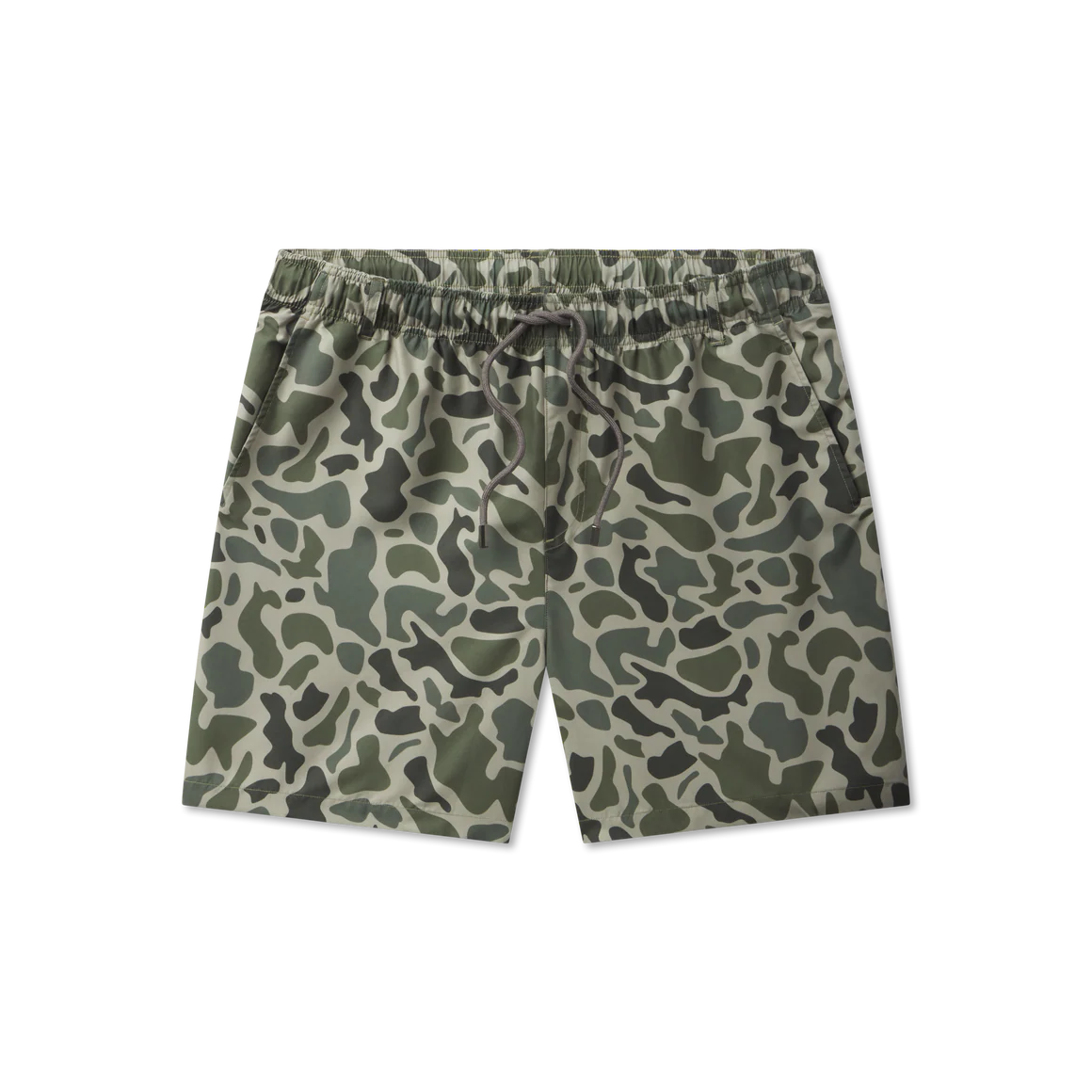 La Costa Lined Swim Trunk - Dark Olive Green Camo