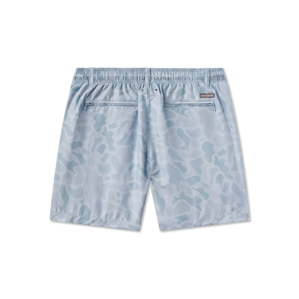 La Costa Lined Swim Trunk - Camo - Washed Slate