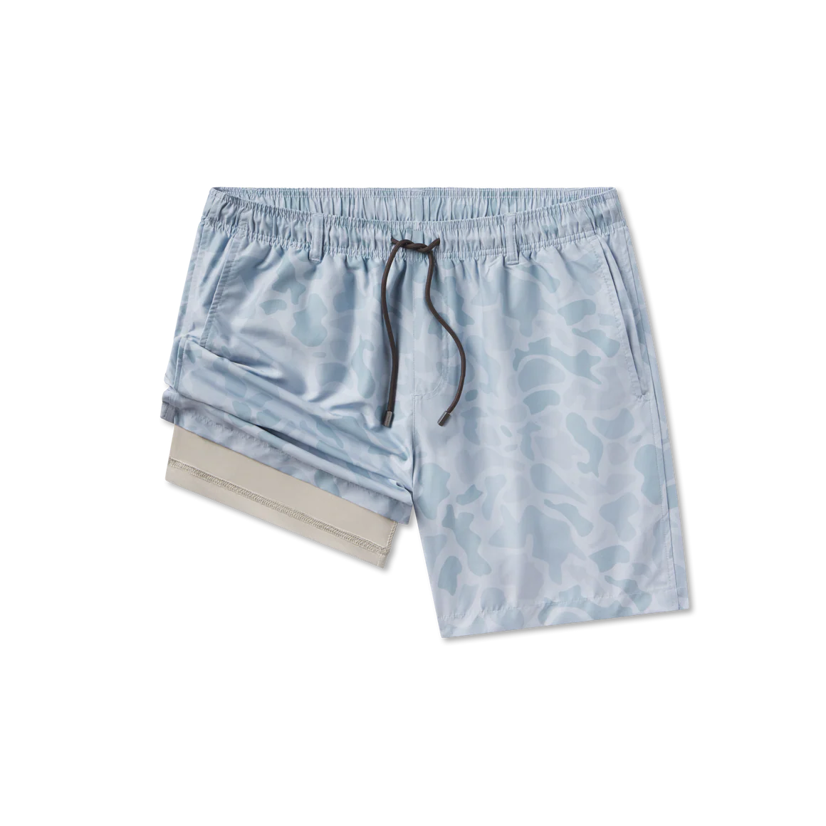La Costa Lined Swim Trunk - Camo - Washed Slate