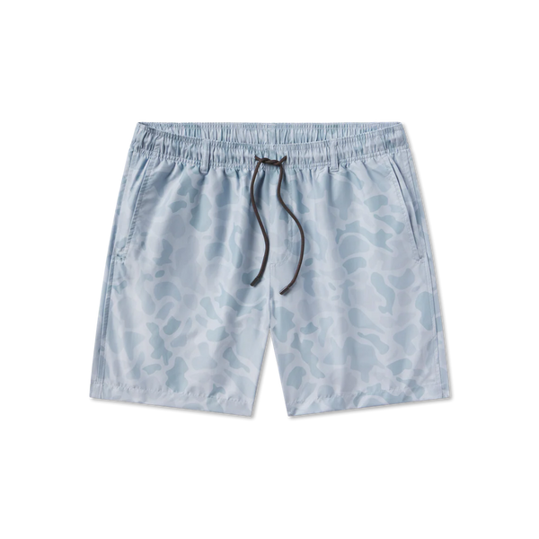 La Costa Lined Swim Trunk - Camo - Washed Slate