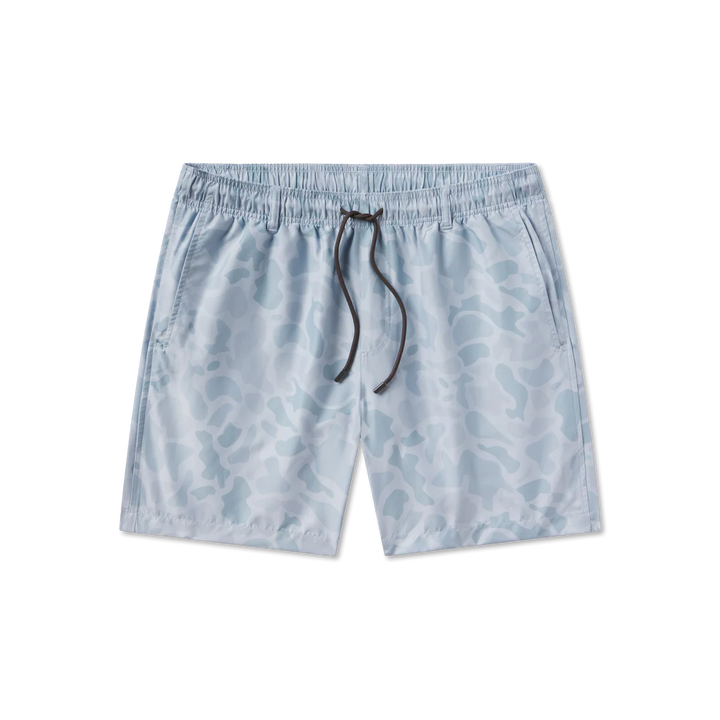 La Costa Lined Swim Trunk - Camo - Washed Slate