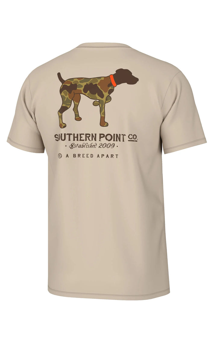 Youth Vintage Camo Greyton Tee - Sandstone