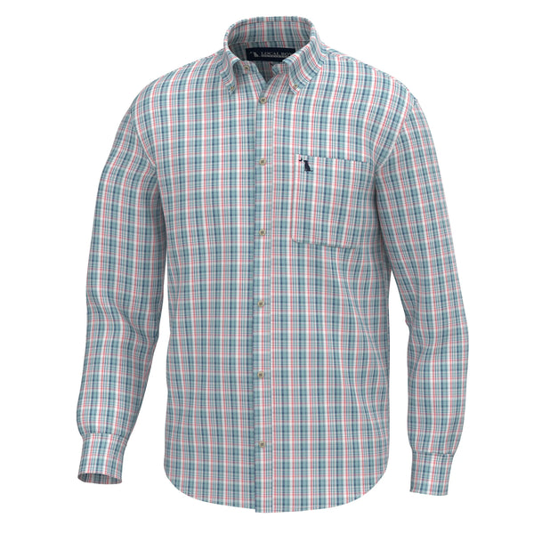 Lee Dress Shirt - Spearmint, Plum & Pink
