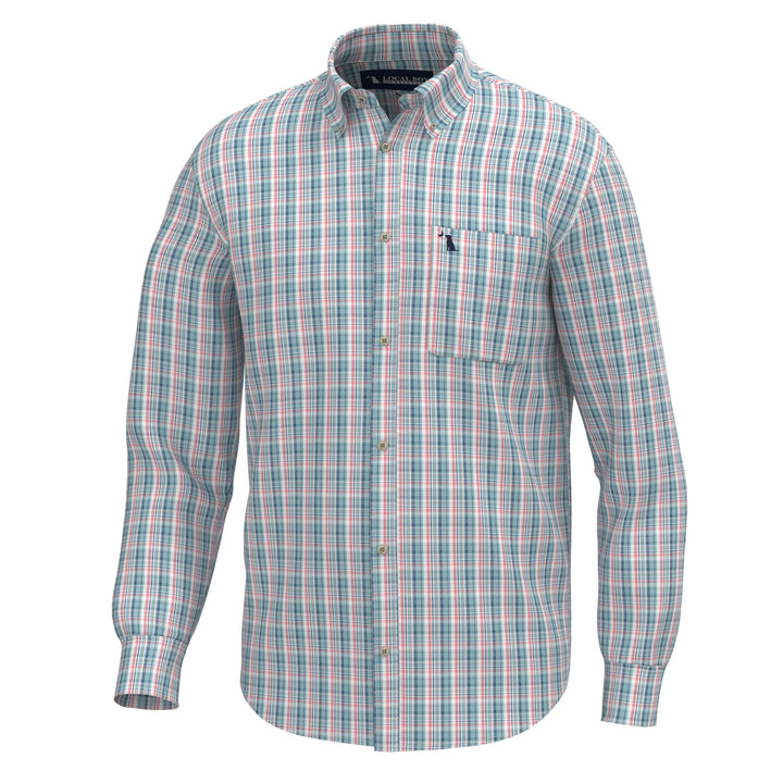 Lee Dress Shirt - Spearmint, Plum & Pink