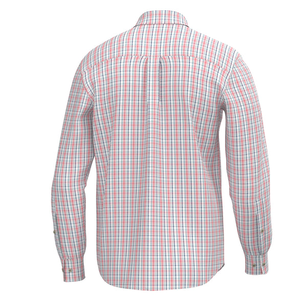Buffkin Dress Shirt - Spearmint, Plum & Pink