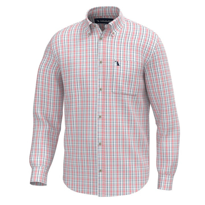 Buffkin Dress Shirt - Spearmint, Plum & Pink